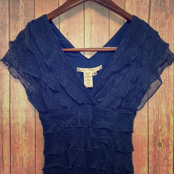 Max Studio Ruffle Dress - Picture 2 of 6